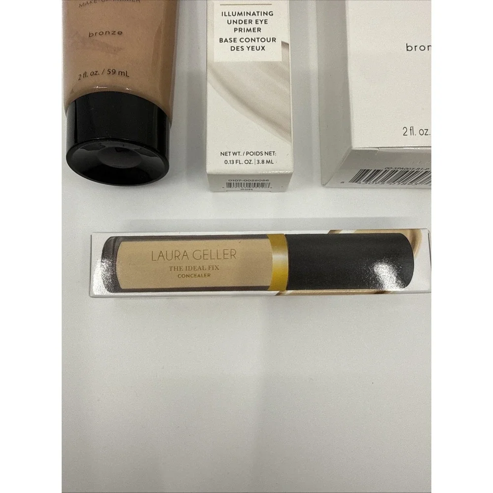 Laura Geller Lot Of 4 Spackle Makeup Primers & Concealer Light Bronze NEW - Picture 4 of 6